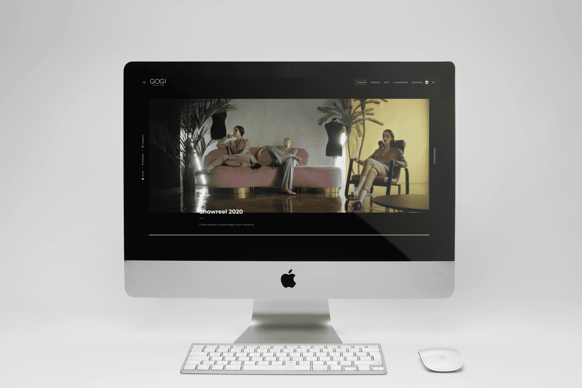 Сайт видеопродакшн-студии